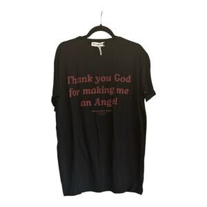 NWT Laundry Room Oversized Shirt, Black - XS